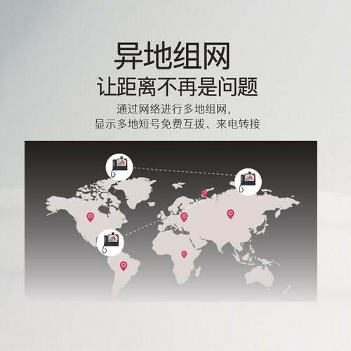 亿线家通IP电话交换机 s5机ip协议IPPBX500语音导航交换机4外50