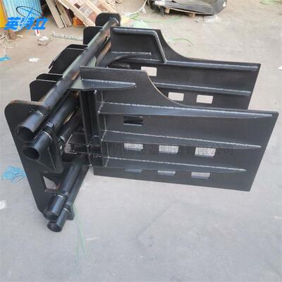 装载机属具平抱夹工程配件旋转油桶翻转倒料车纸布卷膜夹包机