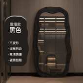 轻奢支架款 店试衣镜卧室穿衣镜异形镜子 全身镜家用落地镜入户服装