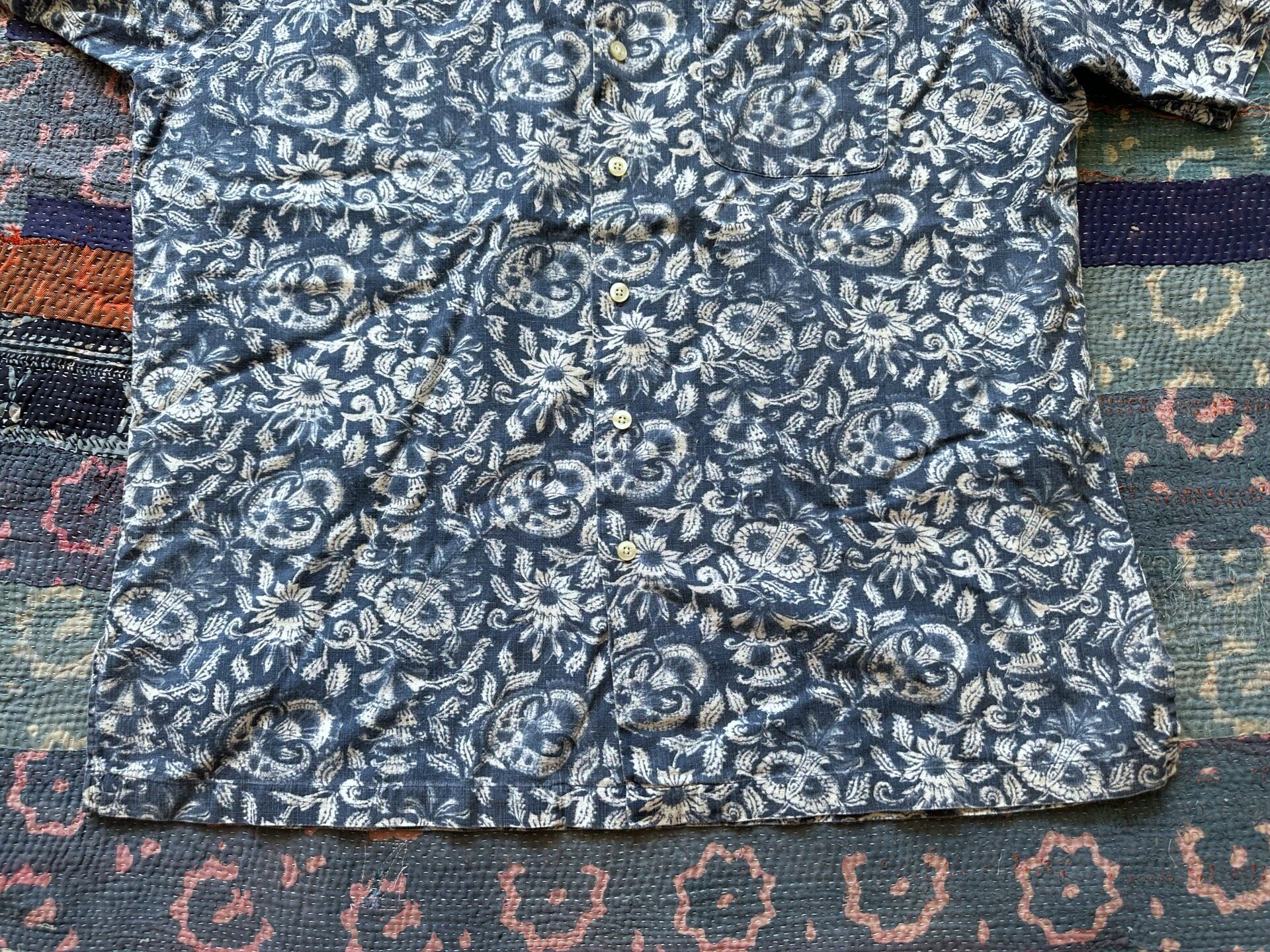 Polo Ralph Lauren Indigo Floral Shirt — back