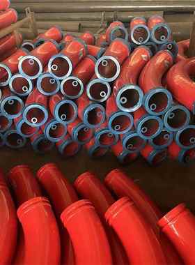 混地凝土泵管、布料机、低压无缝泵弯管、管AXA500弯*90度