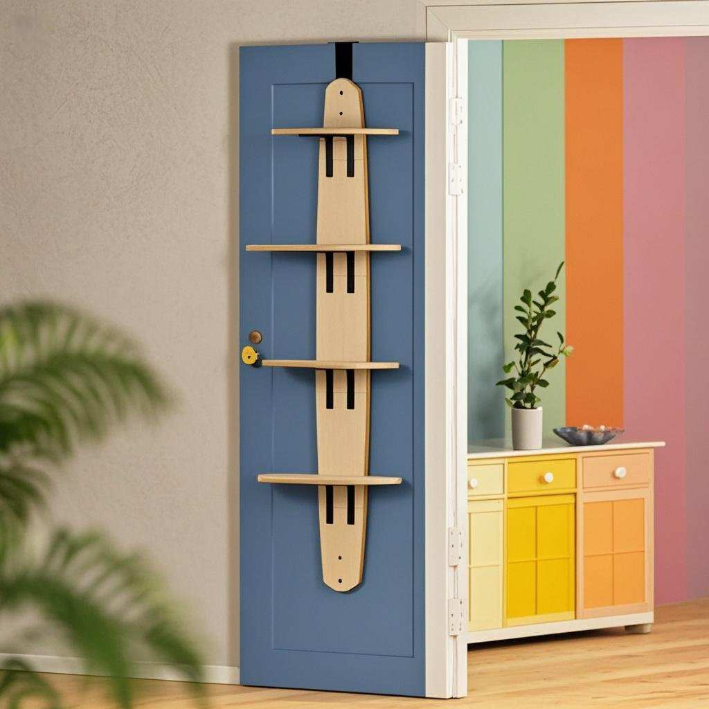 猫爬架门挂式猫爬架挂门猫爬架猫架子猫咪木制多层树屋多功能爬架