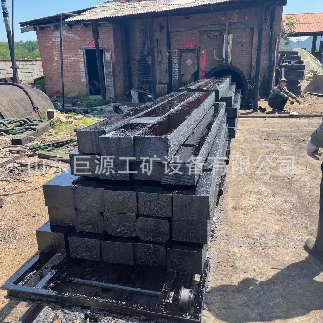 制作简单矿用油浸枕木 规格型号全油浸枕木 发货快矿用油浸枕木