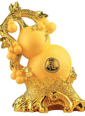 新款直销葫芦摆件招财存钱罐客厅酒柜电视家居装饰品公司办公桌面
