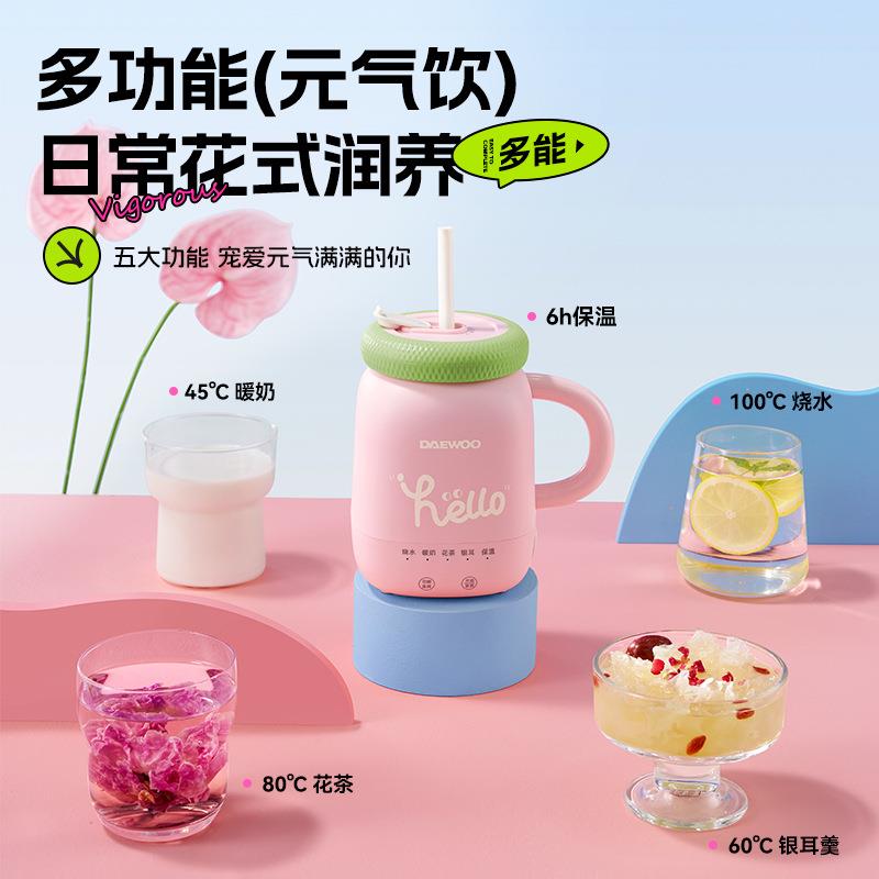 大宇养生壶办公室小型mini花茶煮茶器一人养生杯家用多功能烧水壶