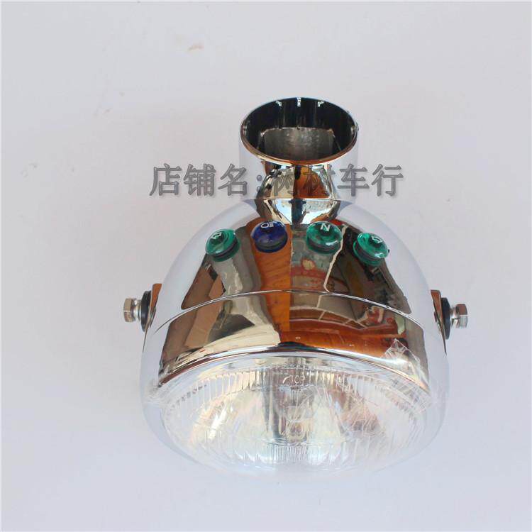 金城长颈鹿嘉陵70复古改装配件大灯总成小猴子摩托车车灯仪表一体