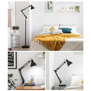 ED美式 长臂专折叠台灯可调节铁艺白眼色105柔光护阅读学习用L小夜