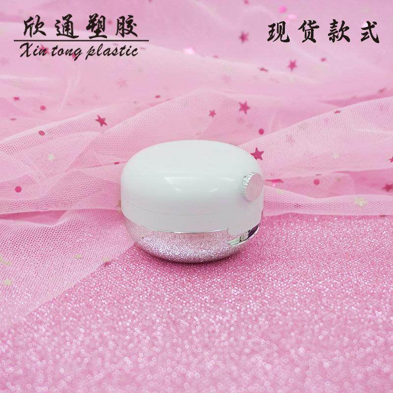 现货唇膜瓶空瓶 15g唇膏分装盒 带镜子自带硅胶唇刷可印刷唇膜盒