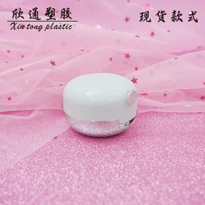 现货唇膜瓶空瓶 15g唇膏分装盒 带镜子自带硅胶唇刷可印刷唇膜盒