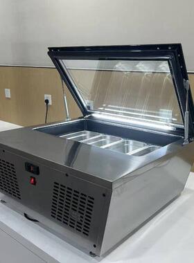 米通台式冰淇淋展示柜商用冷藏冷冻柜小型自助款手工挖球冰激凌柜