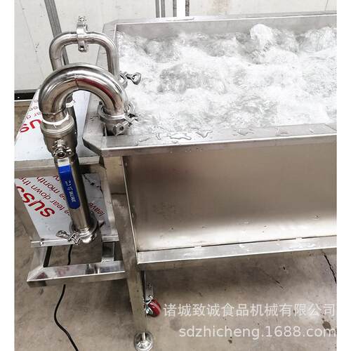 大型鸡鸭鱼肉类快速解冻池 全不锈钢制作高压气泡涡流清洗槽