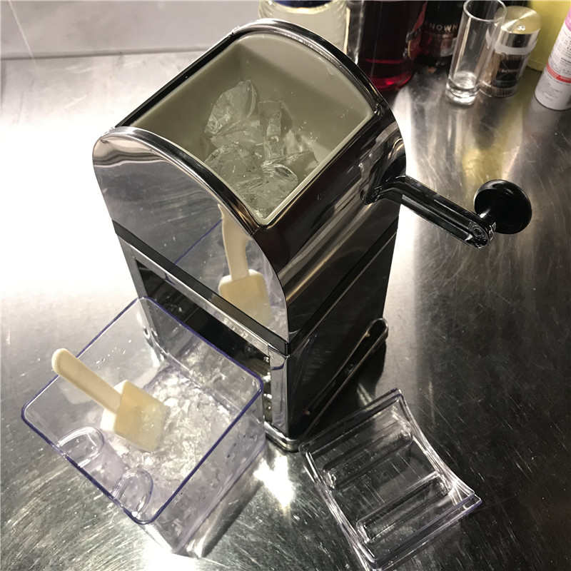 手摇破碎手动器机调酒师 手动粹 不锈钢碎冰碎冰机机葡萄破碎器冰