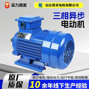 5.5 YE3三相异步电动机YE3 7.5千瓦电机 132S 8全铜2.2