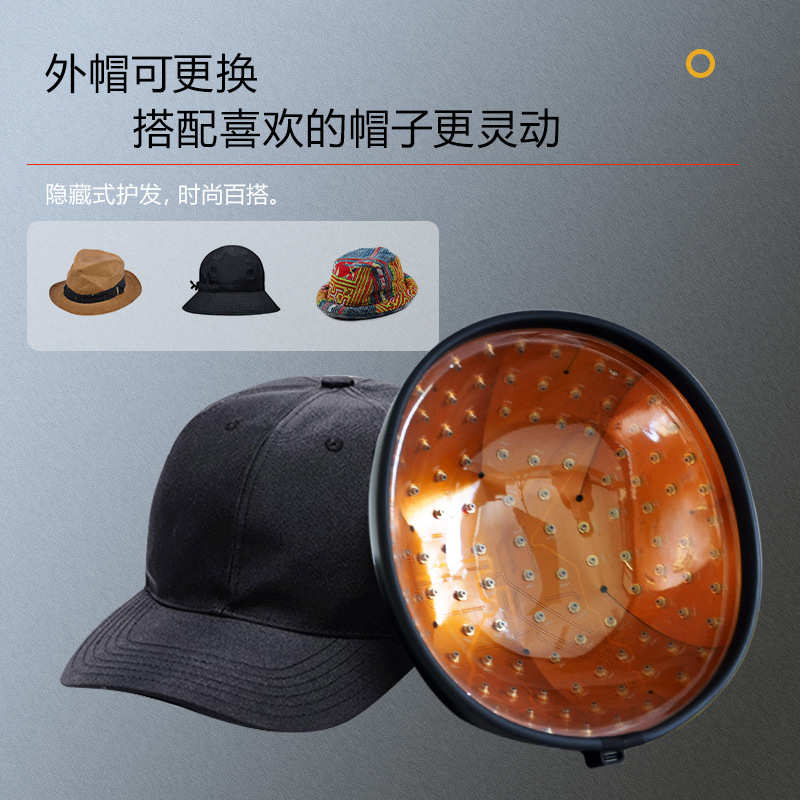 lllt生发帽增发仪红光掉发际线防脱育发神器白转黑发头皮护理仪器