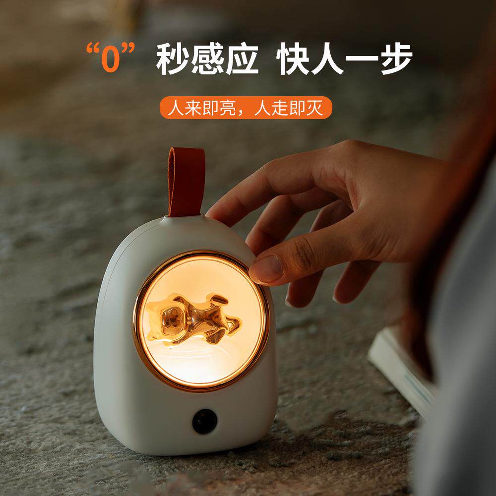 新款直销智能人体感应灯太空舱床头婴儿护眼喂奶起夜卫生间衣柜橱