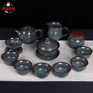 亲韵青瓷轻奢高档功夫茶具套组2025新款家用茶壶盖碗茶杯陶瓷送礼