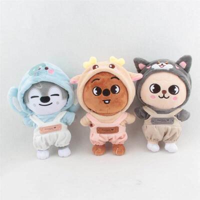 20cm Skzoo Clothes Plushies Skzoo Plush Cloth Stray Kid Velv