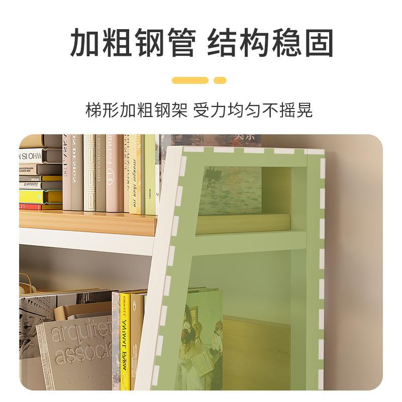 简易桌上GUE书架学生宿舍收公纳子家用靠多层置架物架墙办桌面整
