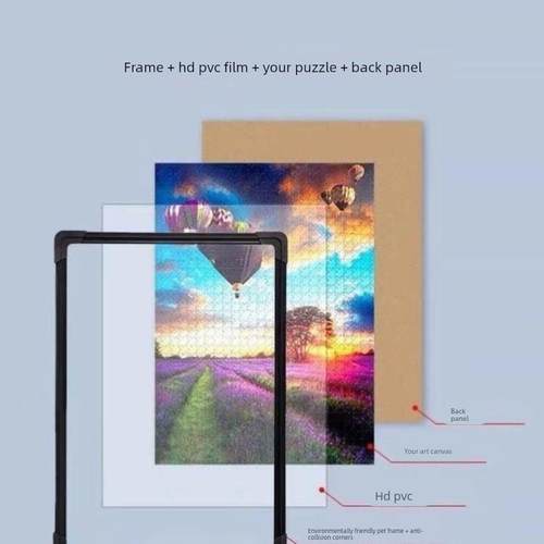 拼图相框70x50 1000片拼图相框裱框专用定制拼图框520片整装拼装