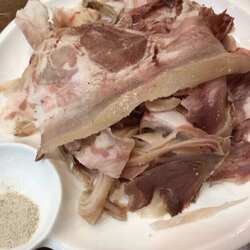 北京牛街清真李记白水羊头白水羊头带皮带肉羊杂北京小吃即食熟食