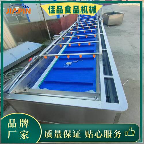 JIAPIN西梅梨子大虾冷水清洗机 荔枝莴苣鼓泡漂洗机现货