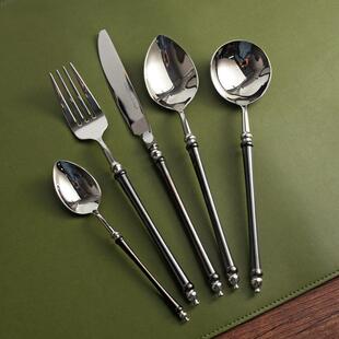knives European chopsticks spoons tableware stainless steel