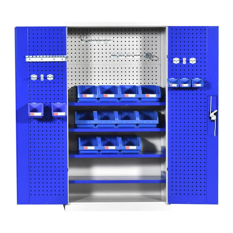 车具MT-3348柜钢制带锁工具柜多功能工具间铁柜工重型车间零件工