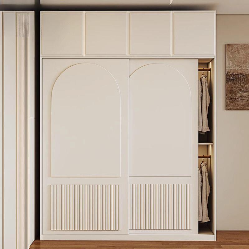 2025轻奢风实木颗粒板73490848法式推拉E0儿级童小户型成家用卧门