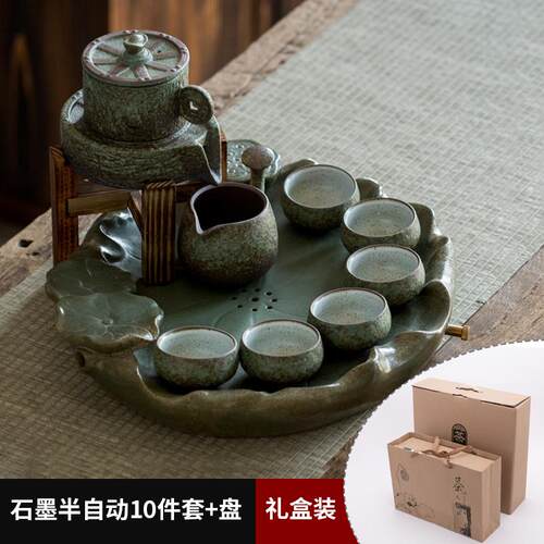 正品蛇年春节陶功茶具送礼品夫送领导瓷懒人功夫茶具套装泡茶器年