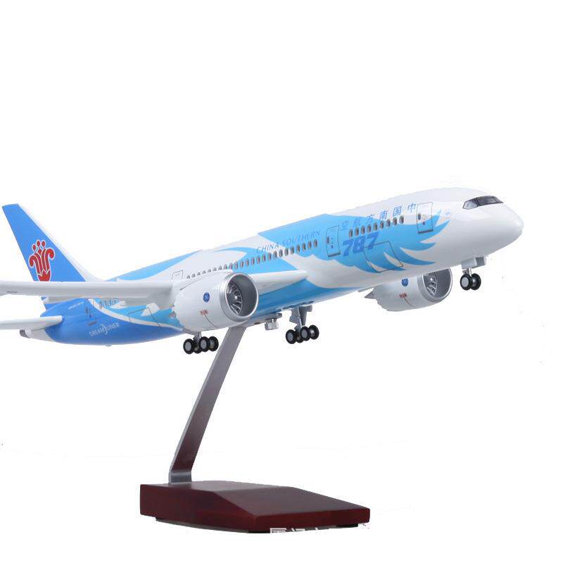 1:130南方航空南航787波音B787模型飞机民航客机仿真礼品43cm