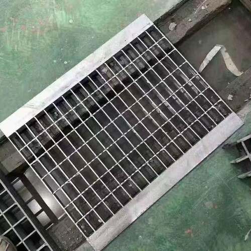 压焊热镀锌钢格板定制楼梯平台踏步板洗车房排水沟盖板镀锌钢格栅