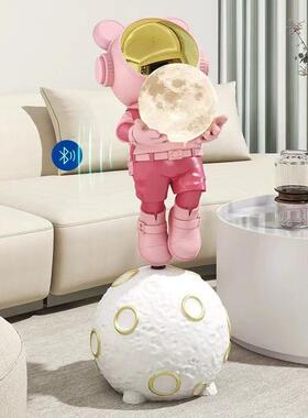 轻奢创意宇航员电视柜床头柜茶几夜灯落地摆件家居装饰品礼物