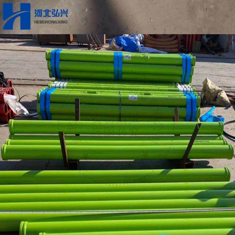 新款耐磨泵管DN125*3000五万方双层泵管出口