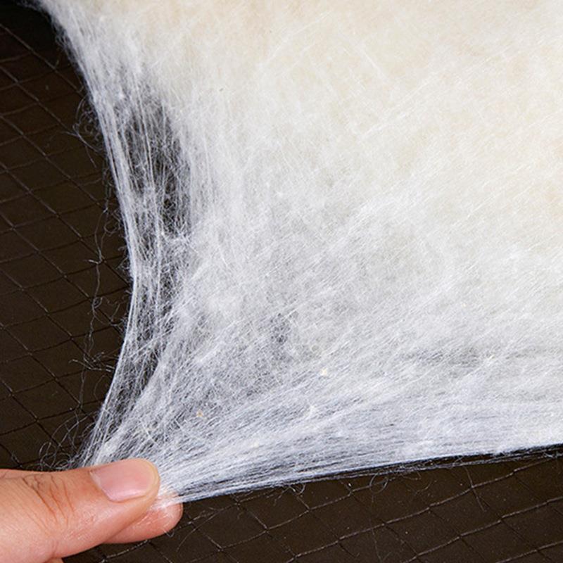 100蚕柞蚕丝芯胎被裸丝丝光胎芯桐乡蚕丝ZCS-001原料蚕丝被厂家