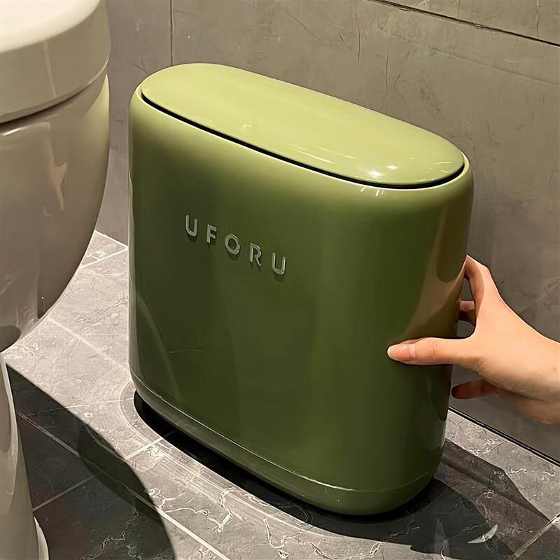家居好物化妆室专用夹缝垃圾桶家用2025新款大容量纸篓高级感