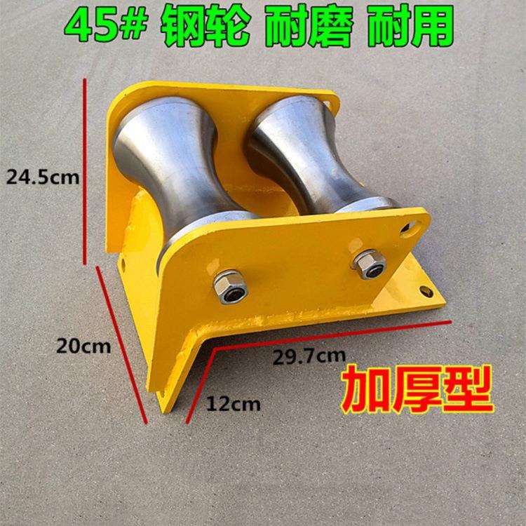 电力施工工铝制组合滑子电力器材二轮滑车电力平板滑轮