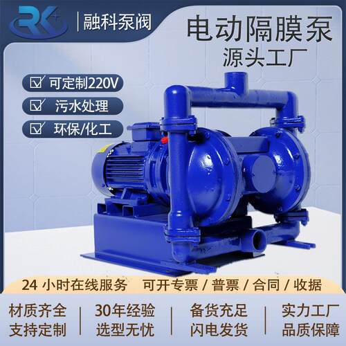 电动隔膜泵DBY-25-40铸铁PP塑料不锈钢304自吸化工泵专业生产厂家
