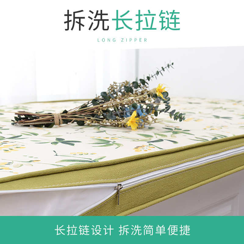亘卓飘窗垫田园风窗台垫网红榻榻米垫子可拆洗海绵垫沙发垫可代发