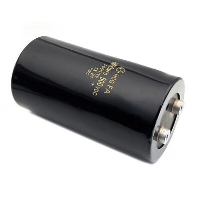 螺栓型铝电解压电容500v6800f高储u电能容器体积75x145500v6800mm