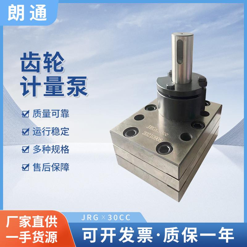 JRG*30CC齿轮计量泵纸盒印刷机胶泵热熔胶用泵灌胶泵纺丝计量泵