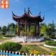 凉亭户外庭院防腐木彷古六角八角双层古建网红小木屋现代别墅亭子