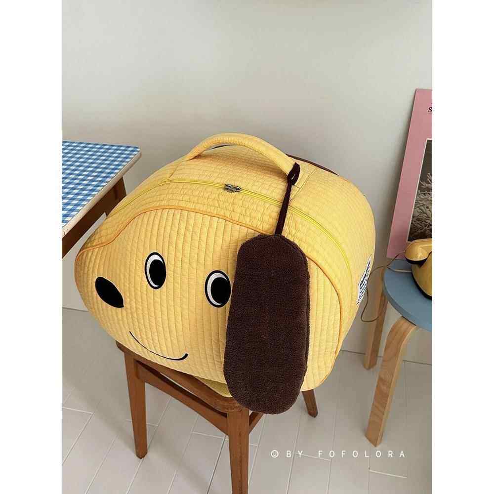 韩国幼儿园被子收纳袋绗缝便携式旅行袋大容量卡通包装旅行袋