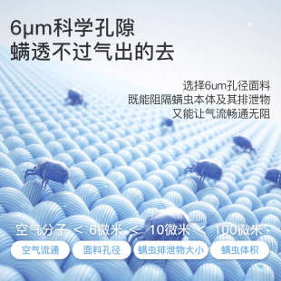 舒飘儿纯棉防螨枕套单个家用儿童枕头套春秋全棉枕芯套48cmx74cm