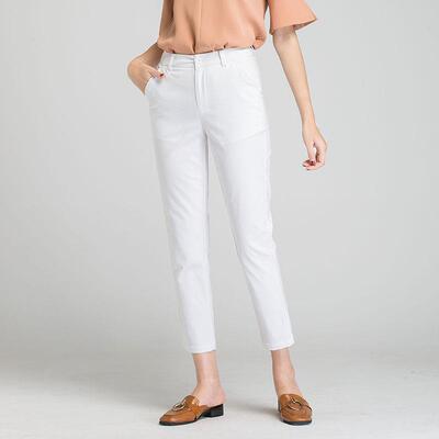 Pants Womens High-Waisted Pixie Straight For Women Wear