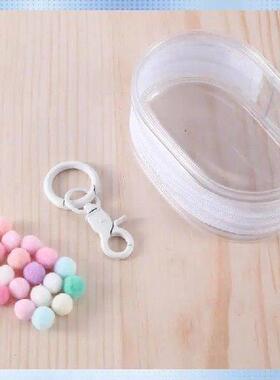 AD30-4PCS Transparent Storage Box Pouch Box Keychain Bag