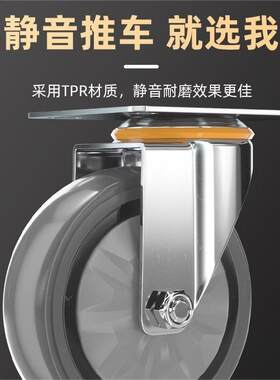 平板车 静音折叠手推车小推车拉货四轮便携 1个（款式随机）