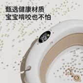 婴儿澡盆宝浴盆幼儿坐躺折叠温度显示桶Y 200儿浴童加厚宝材质洗
