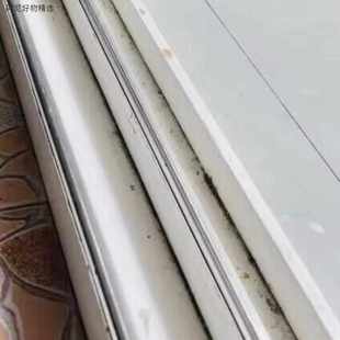 轨道加厚下轨道移窗槽塑钢门窗修复轨滑道 推拉门窗户滑轮移门老式