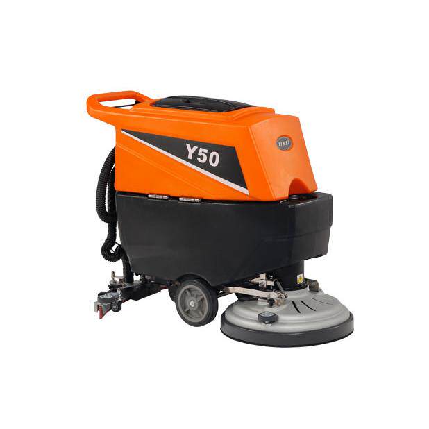 意美y5手推式洗地机商0用全自动工拖地机店工厂733业车间酒商场