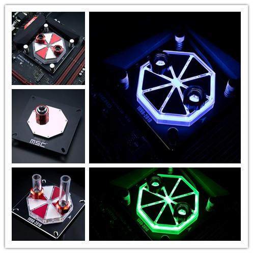 MSCCPU散热水冷头水冷全平台幻彩保护伞生化危机周年纪念版